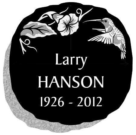 10" x 10" x 2" Round Marker 30lbs DELIVERED IN 2 WEEKS