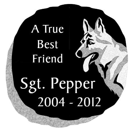 10" x 10" x 2" Round Marker 30lbs DELIVERED IN 2 WEEKS