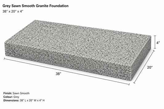 38x20x04 Granite Foundation