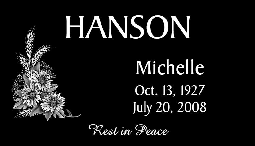 12" x 8" x 4" LASER ETCHING